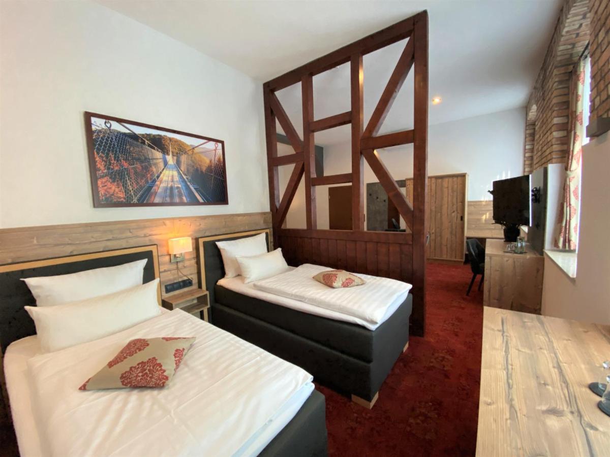 Hotel Friedchen Mit Eigener Fleischerei Artern Exteriér fotografie